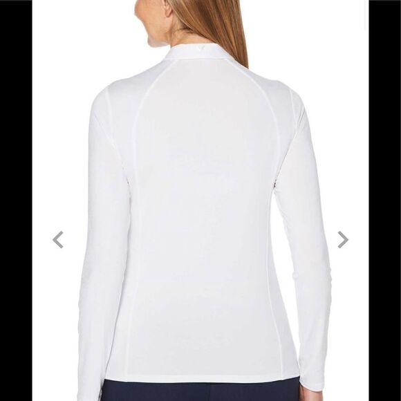 Callaway Women's ¼-Zip Long Sleeve Golf Polo - Picture 2 of 9